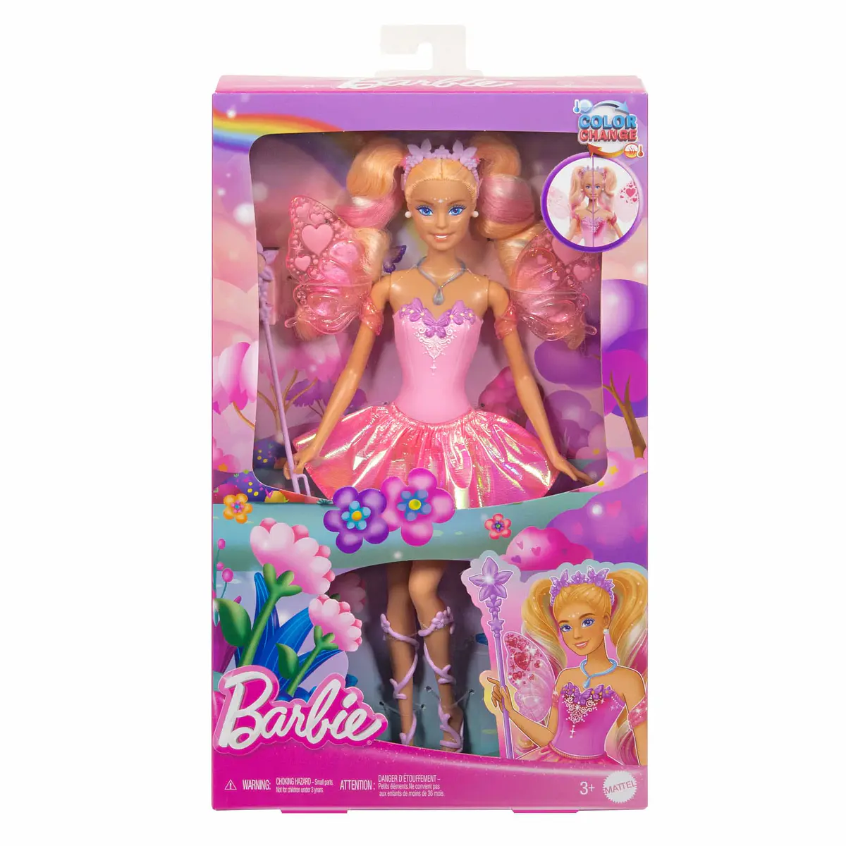 Barbie Boneca Fada Camaleoa One Size Pink