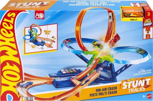 HOT WHEELS STUNT TRACKS CHOQUE NO AR