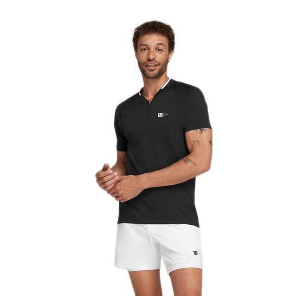 Wilson Series Seamless 2.0 Short Sleeve T-shirt Preto L Homem