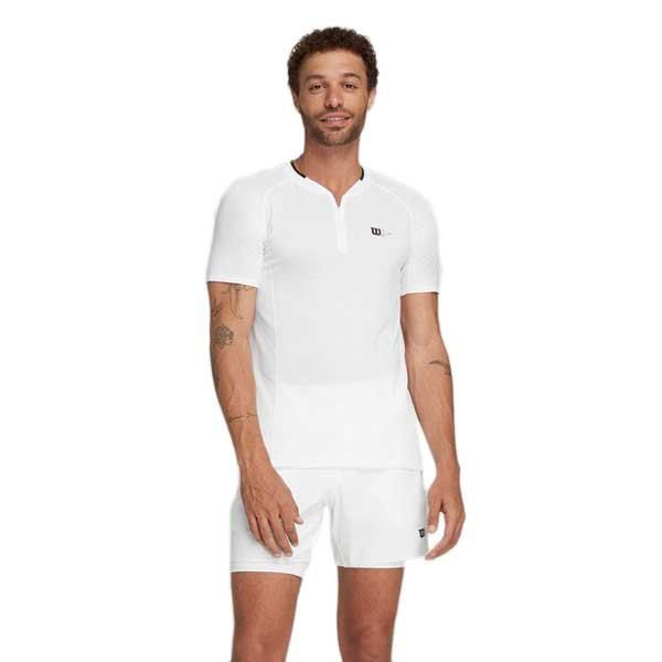Wilson Series Seamless 2.0 Short Sleeve T-shirt Branco L Homem