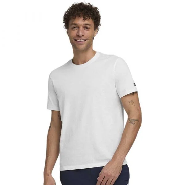 Wilson Team Graphic Short Sleeve T-shirt Branco S Homem