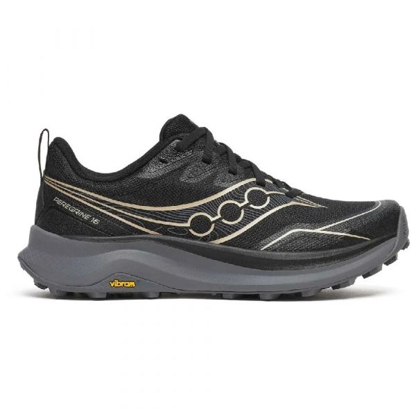 Saucony Sapatilhas de Trail Running Peregrine 16 Black / Carbon 37 1/2