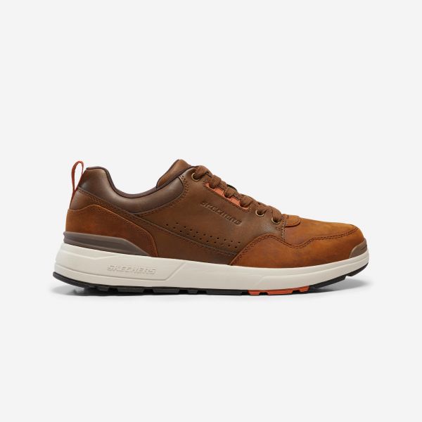Skechers Sapatilhas de Caminhada em Couro Rozier castanho-43