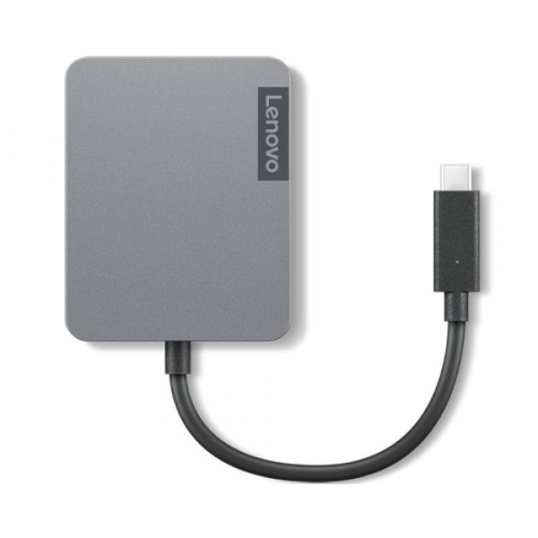 Lenovo 4X91A30366 Hub de interface USB 2.0 Type-C Cinzento - 4X91A30366