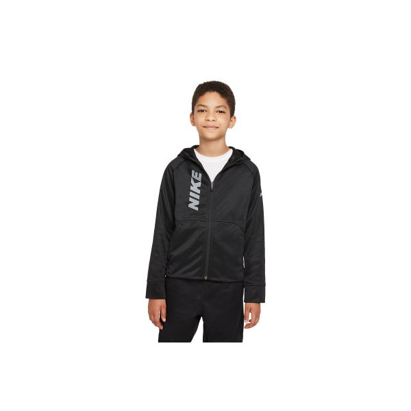 Nike Casaco Swoosh Jr Black-White 128 cm - DD8534-010-128 cm