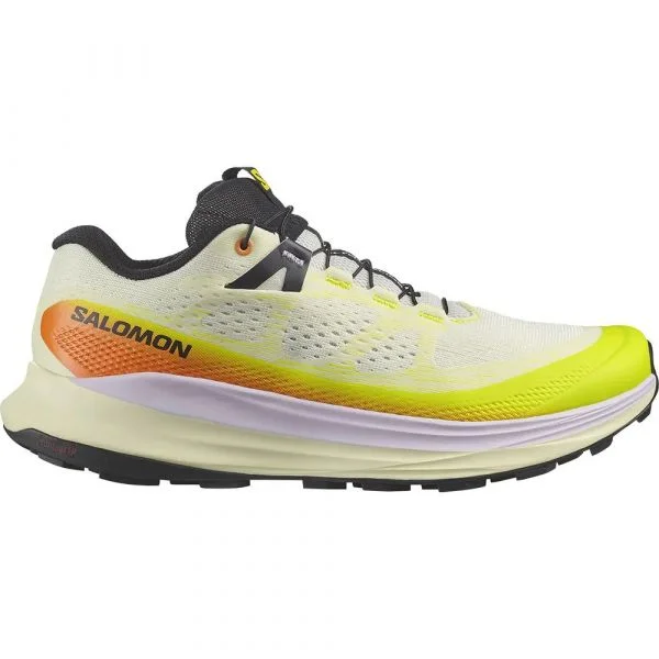 Salomon Sapatilhas de Trail Running Ultra Glide 2 Vanilla Ice / Sulphur Spring / Orchid P 37 1/3