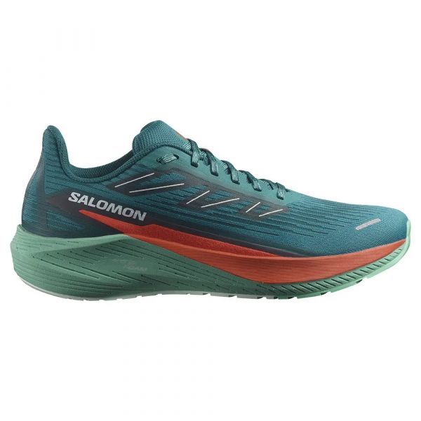 Salomon Sapatilhas de Running Aero Blaze 2 Deep Lake / Cherry Tomato / Electric Gr 44