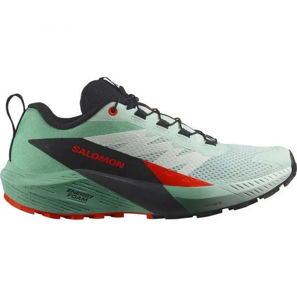Salomon Sapatilhas de Trail Running Sense Ride 5 Bay / Black / Cherry Tomato 37 1/3