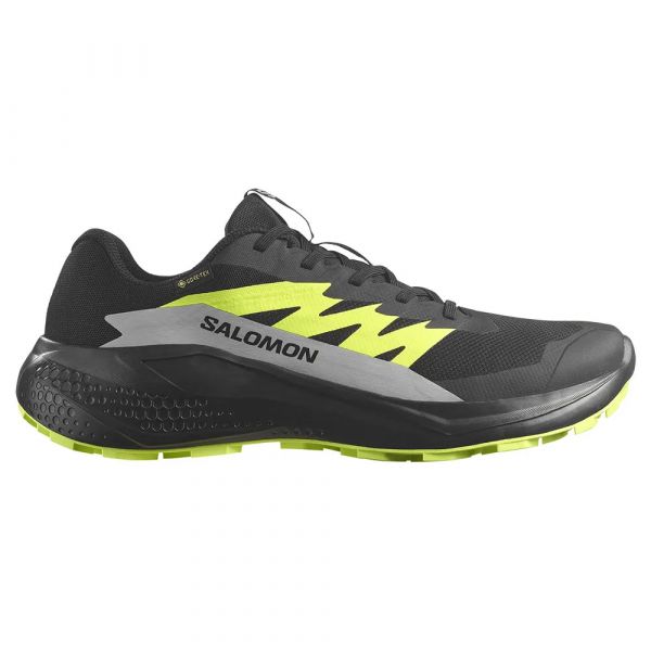 Salomon Sapatilhas de Trail Running Alphaglide Goretex Black / Alloy / Sharp Green 41 1/3