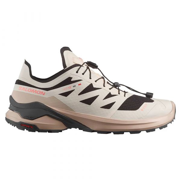 Salomon Sapatilhas de Trail Running Xa Meta Goretex Made In France Black / Oxford Tan / Tender Peach 43 1/3