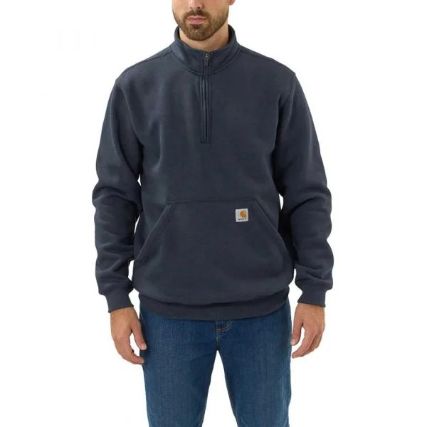 Carhartt Loose Fit Midweight Half Zip Sweatshirt Cinzento S