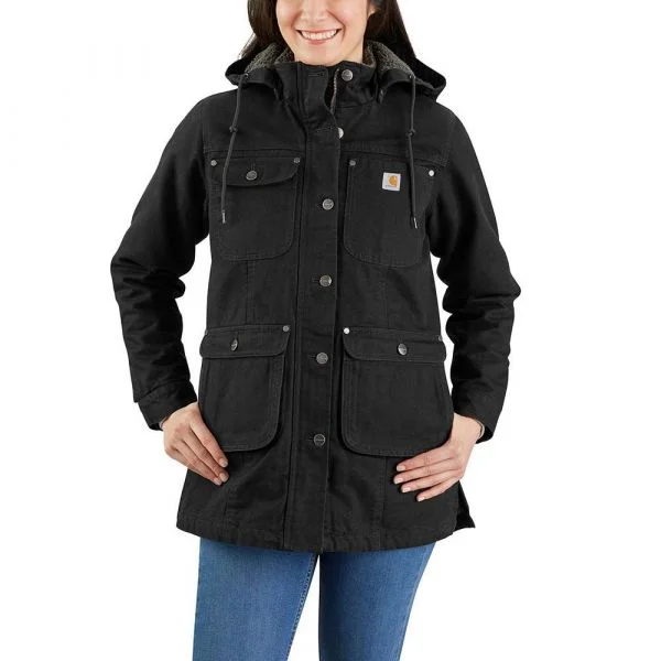 Carhartt Weathered Duck Loose Fit Coat Cinzento M