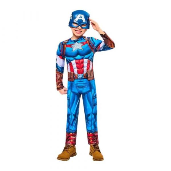 Rubies Fantasia Infantil Capitan America 3-4 Anos Black