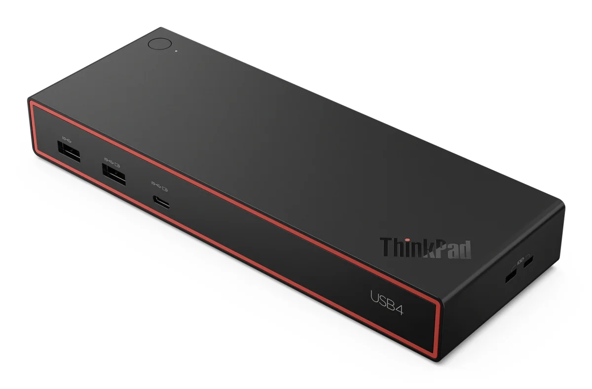 Lenovo ThinkPad USB4 Dock 5000 Com fios Thunderbolt 4 Preto