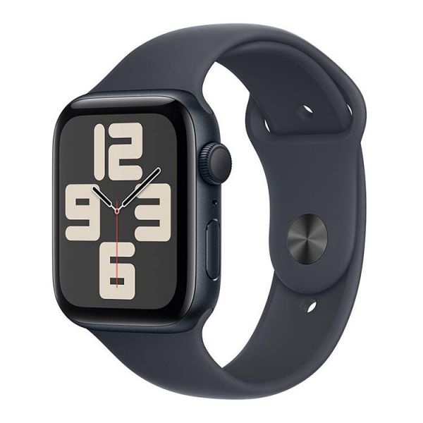 Apple Watch SE (2024) GPS 44mm Alumínio Midnight c/ Bracelete Desportiva Midnight - Medium/Large
