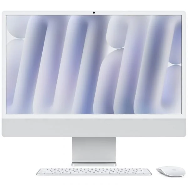Apple iMac 24 Apple M4 10 Núcleos/24GB/512GB SSD/GPU 10 Núcleos/24" Retina 4.5K Prateado
