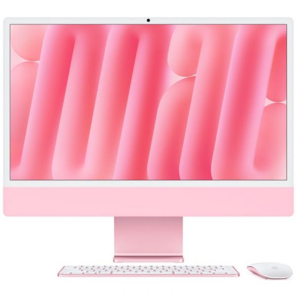 Apple iMac 24 Apple M4 10 Núcleos/24GB/512GB SSD/GPU 10 Núcleos/24" Retina 4.5K Rosa