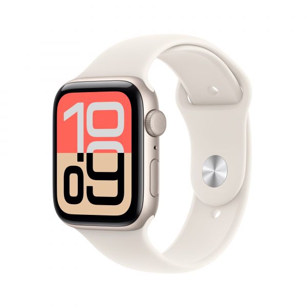 Apple Watch SE 3 GPS 44mm Luz das Estrelas c/ Bracelete Desportiva Luz das Estrelas M/L