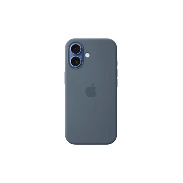 Apple Capa em Silicone com Magsafe para iPhone 17 Blue Âncora