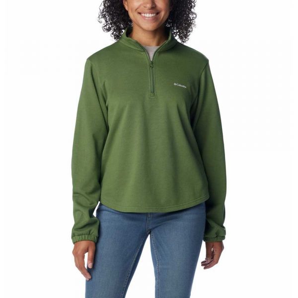 Columbia Trek(TM) Half Zip Sweatshirt Verde XS Mulher