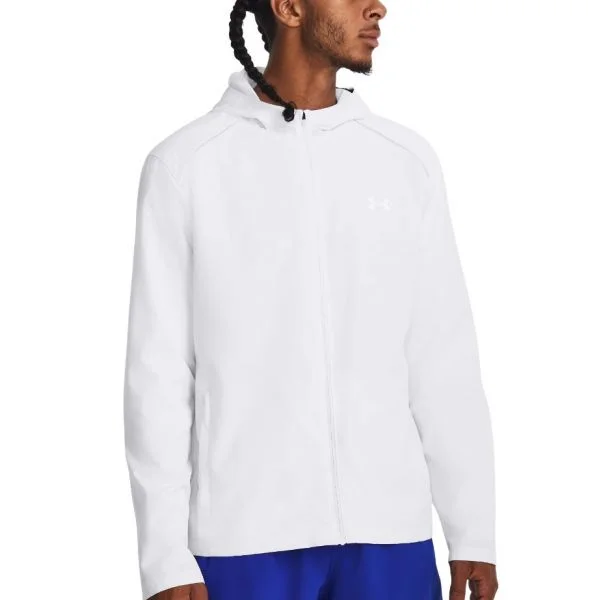 Under Armour Casaco com Capuz Storm Run Hooded Jacket-wht 1376795-100 Xxl Branco