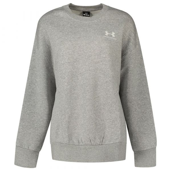 Under Armour Essential Fleece Os Crew Sweatshirt Cinzento M Mulher