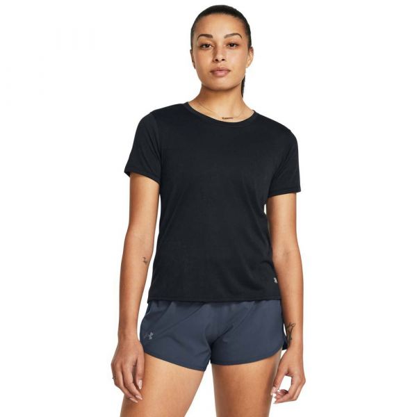 Under Armour Launch Short Sleeve T-shirt Preto XS Mulher