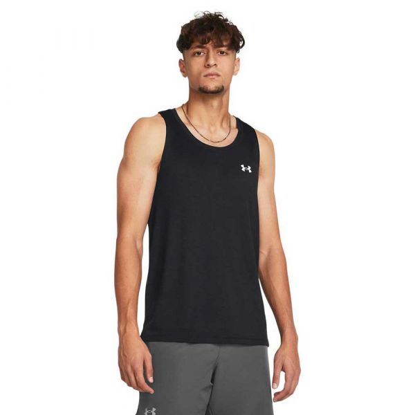 Under Armour Launch Sleeveless T-shirt Preto XL Homem