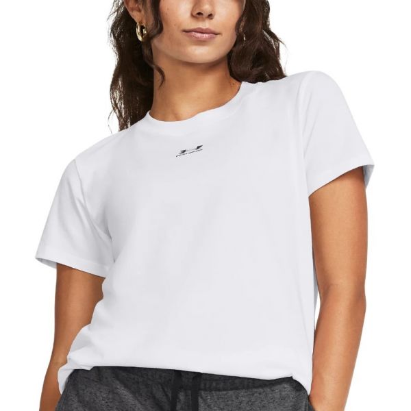 Under Armour T-shirt Campus Core Ss-wht 1383648-100 Xxl Branco