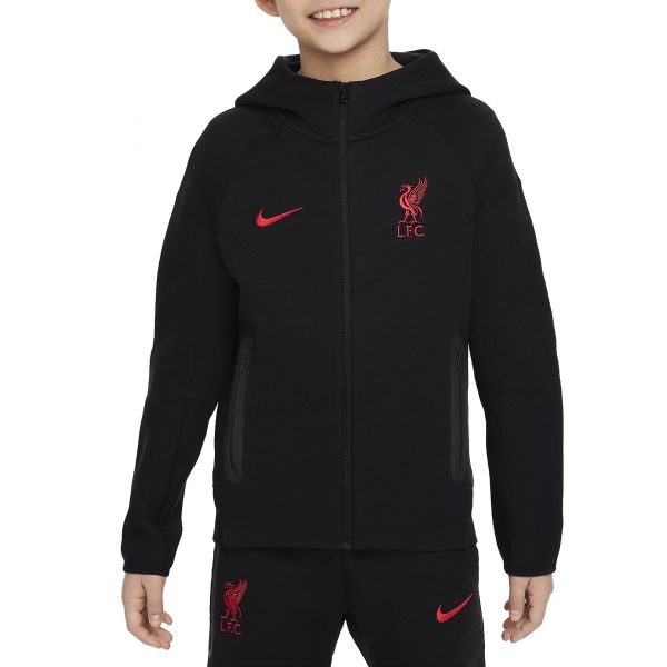 Nike Sweatshirt com Capuz Lfc B Nsw Tech Flc Fz fn8502-010 L (147-158 cm) Preto