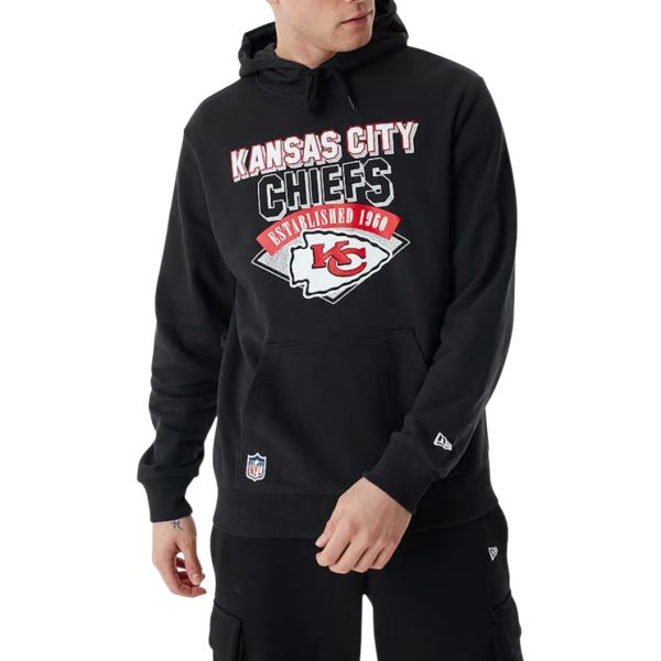 New Era Sweatshirt com Capuz Nfl Kansas City Chiefs Hoody 60424473-60424473 L