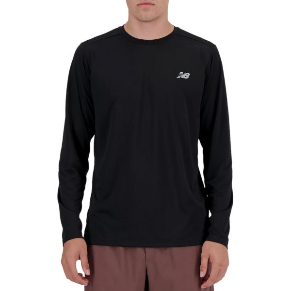 New Balance Camisola Sport Essentials Logo Long Sleeve mt41225-bk XL Preto