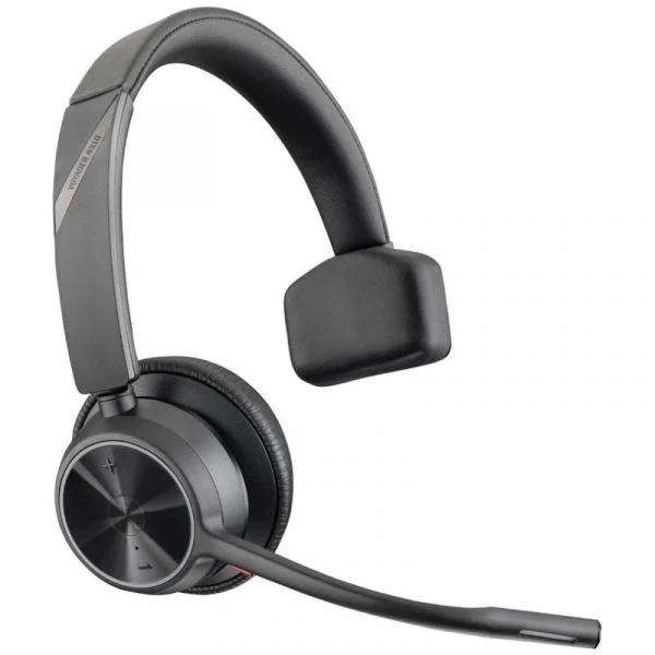 Auricular mono sem fios Poly Voyager 4310-M com ANC, certificado para Microsoft Teams, USB-C/A