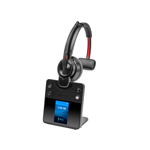 HP Savi 8410 Office Auscultadores Monaural Sem Fios DECT/Bluetooth Microsoft Teams Preto
