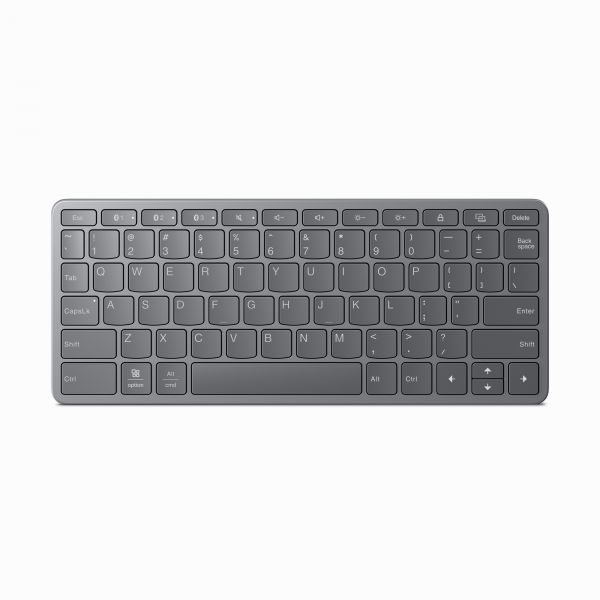 Teclado Lenovo ZG38C05816 Rato Sem Fios Espanhol Cinzento