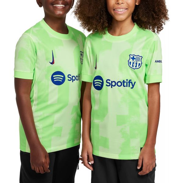 Nike Camisa Fcb Y Nk Jsy Ss Stad 3R 2024/25 fq2251-702 XS (122-128 cm) Verde