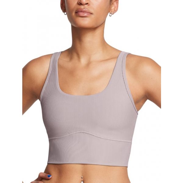 Under Armour Camisola de Alças Meridian Rib Crop Tank-gry 1386613-015 M Cinzento