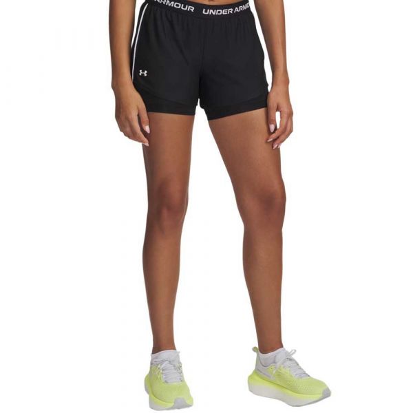 Under Armour Calções Tech Play Up 2in1 1389895-001 XS Preto
