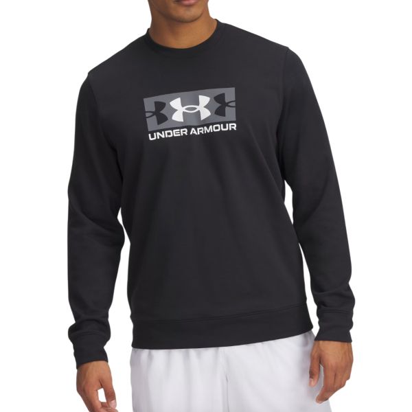 Under Armour Camisola Ua Rival Terry Logo Crew Q2 1390140-001 L Preto