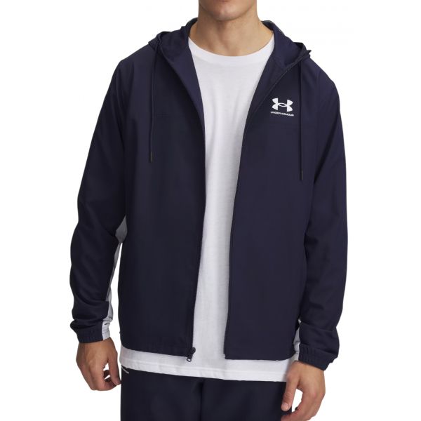 Under Armour Casaco com Capuz Ua Rival Wvn Windbreaker 1390149-410 XXL Azul