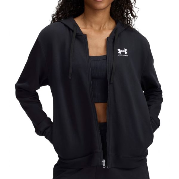 Under Armour Sweatshirt com Capuz Ua Rival Terry Fz 6005509-001 XL Preto