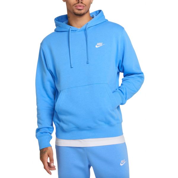 Nike Sweatshirt com Capuz Club Fleece Hoody bv2654-412 S Azul