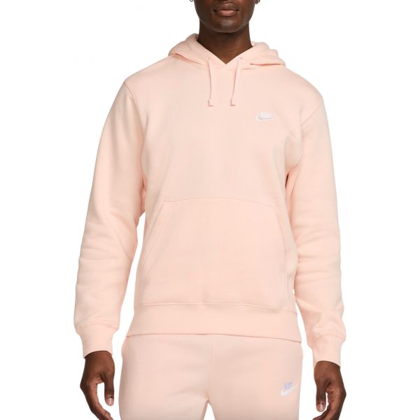 Nike Sweatshirt com Capuz Club Fleece Hoody bv2654-664 Xxl Rosa