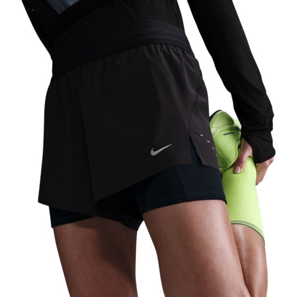 Nike Calções Swift 2in1 hj5376-010 S Preto