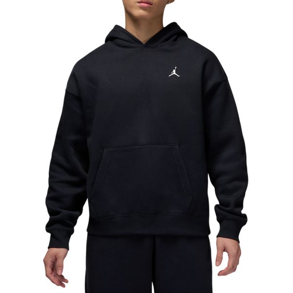 Jordan Sweatshirt com Capuz Brooklyn Fleece Oversized Hooded ib7235-010 S Preto