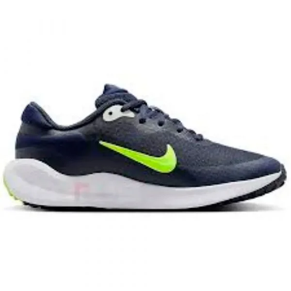 Nike Sapatilhas de Running Revolution 7 Midnight Navy / Volt Tint / White 36 1/2