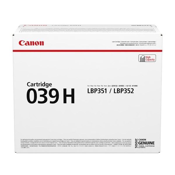 Tinteiro Canon 039H Black 0288C001