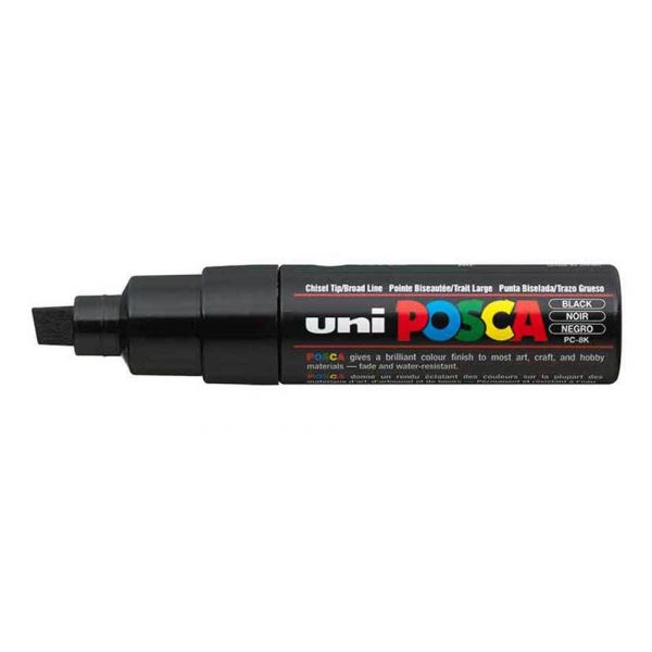 Uniball Marcador Posca PC8K 8.0mm Preto 1 Un.