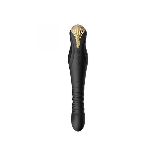Zalo King Vibrador Negro Obsidiano