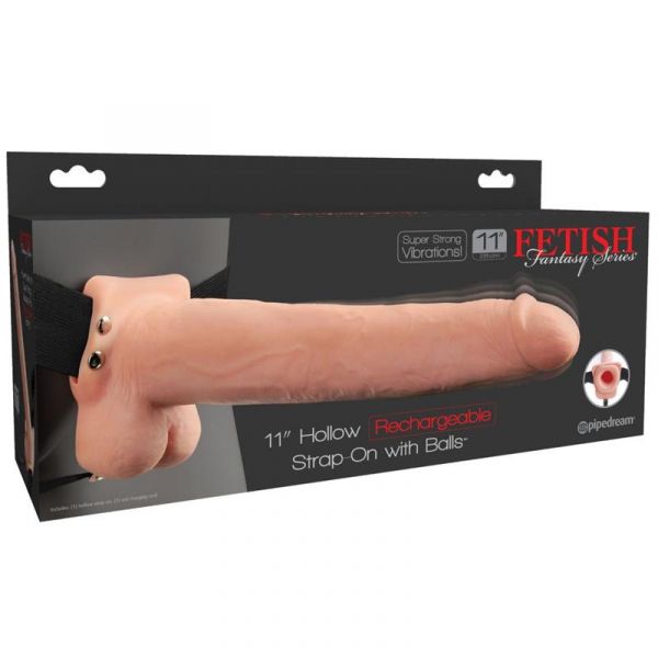 Fetish Collection Hollow Strap-on With Dildo With Vibration 11